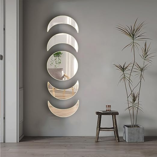 Decorative Round Mirror Plexiglass Unbreakable Mirror 